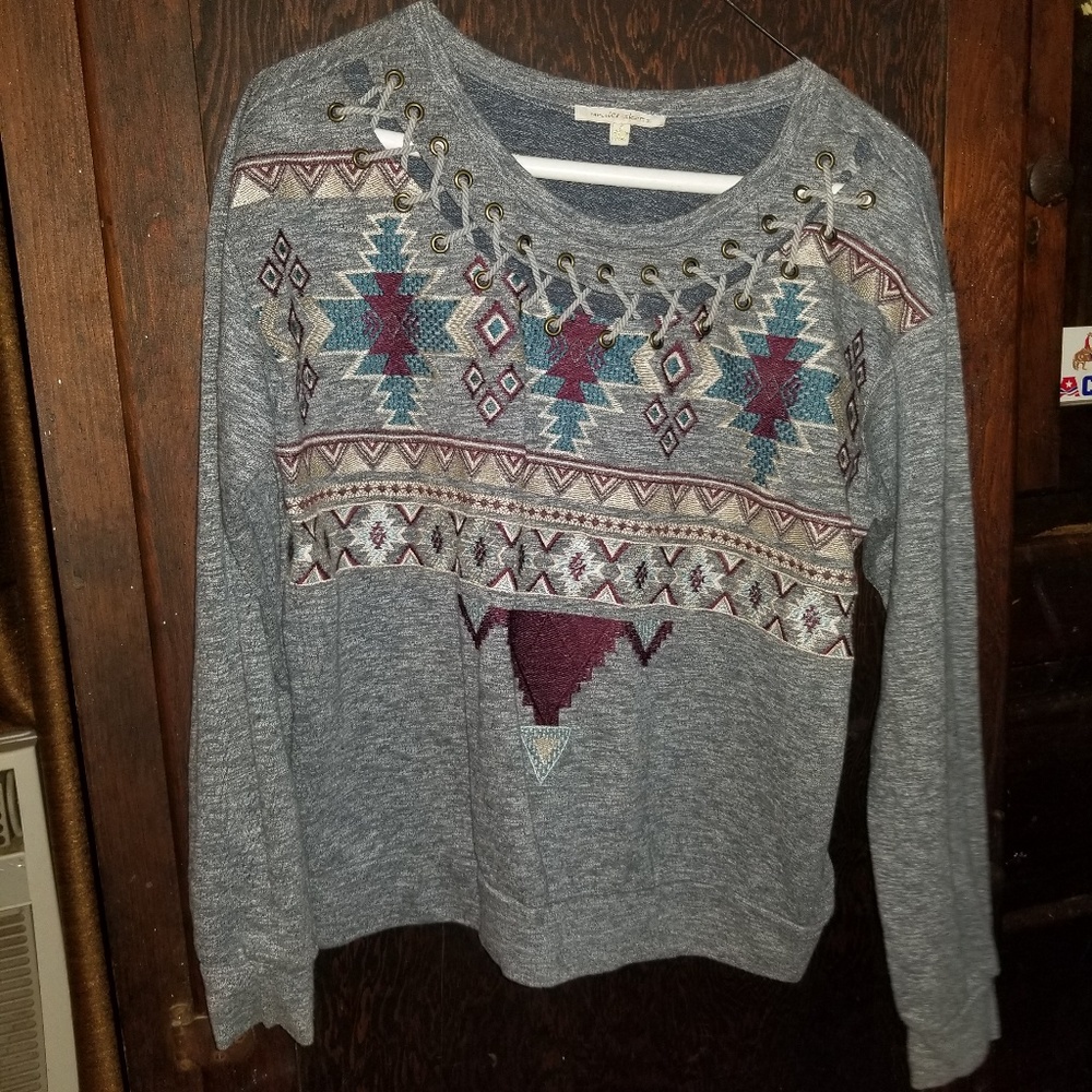 Southwestern inspired sweater